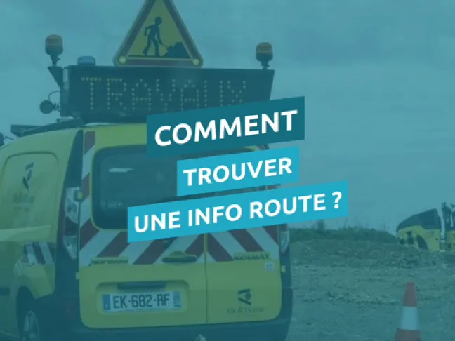 Comment trouver une info route ?