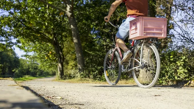 vélo sur voie verte