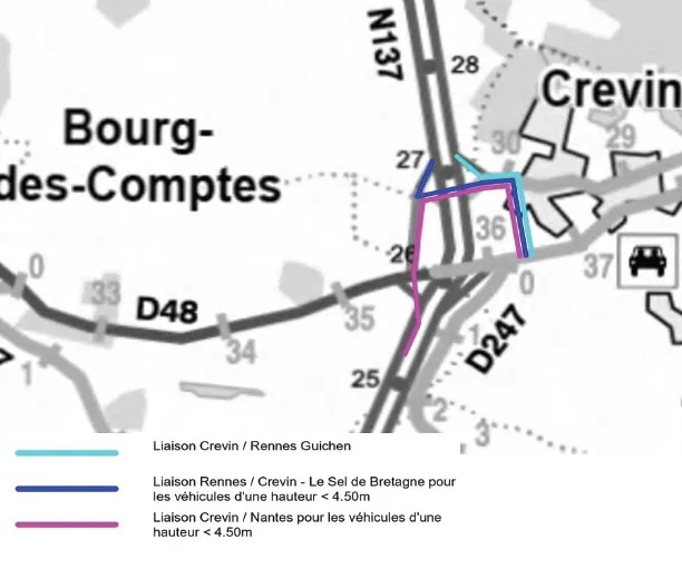 Plan de déviation