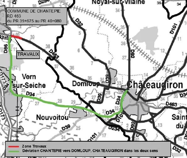 Plan de déviation